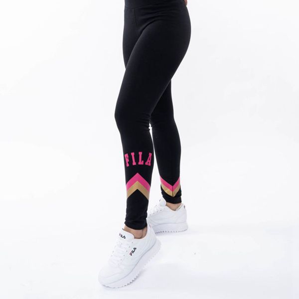 Legging Fila Mulher Pretas/Roxo - Fila Kirra Portugal Lisboa,GQKC-49675